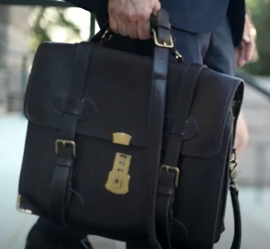 John T. Floyd with Custom Hide Scholar Briefcase