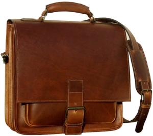 Leather Messenger Bag